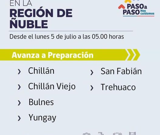 Chillan Chillan Viejo Bulnes Y Otras 3 Comunas Avanzan A Fase 3 De Preparacion Canal 21 Chillan